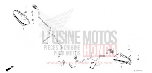 CLIGNOTANT AVANT NSS125ADP de 2023